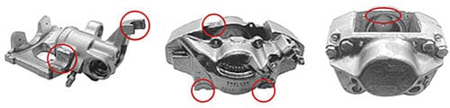 Image of caliper not suitable for surcharge refund